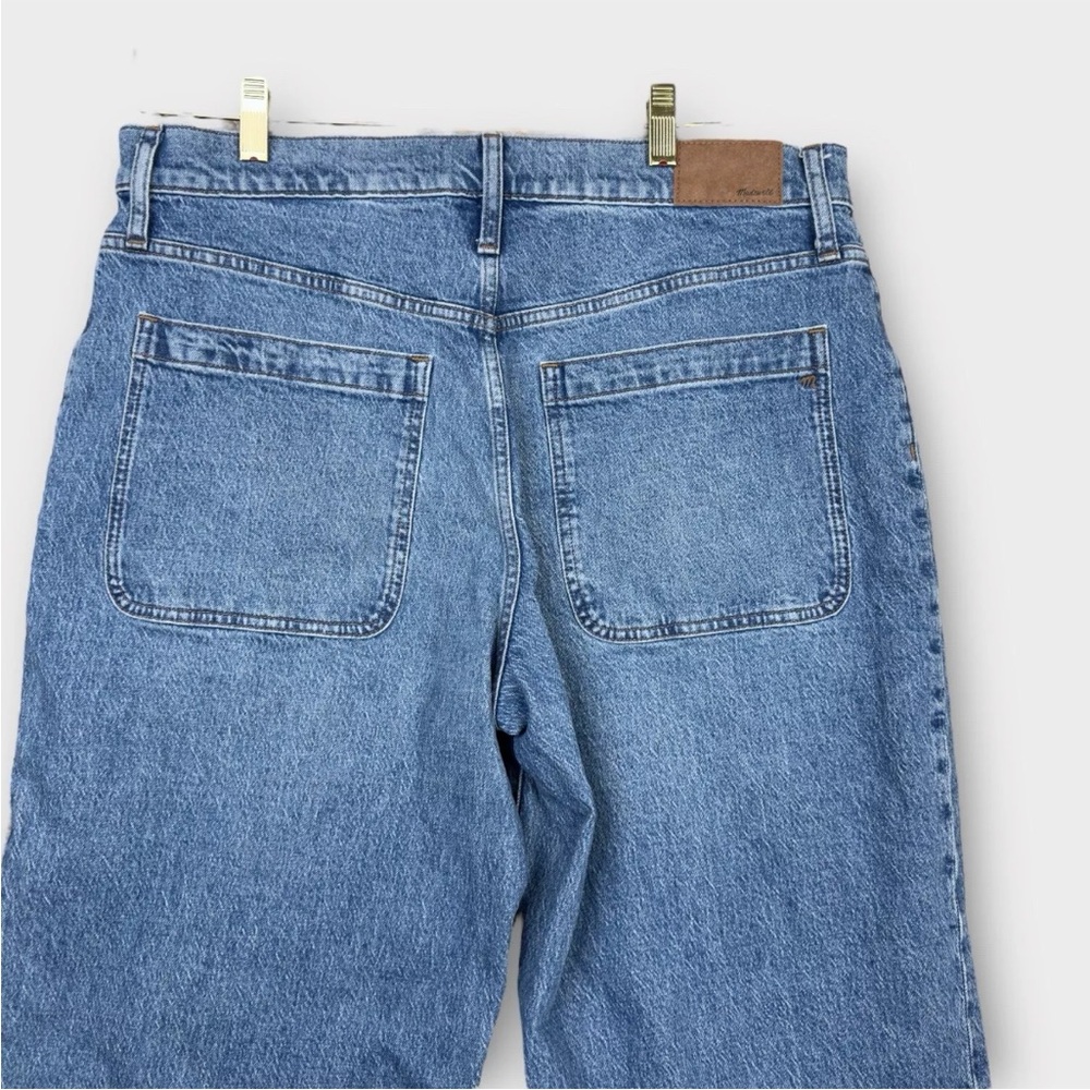 Madewell The Perfect Vintage Wide Leg Jeans Womens 32 Fit 34x31 Blue Denim Baggy - Picture 3 of 15